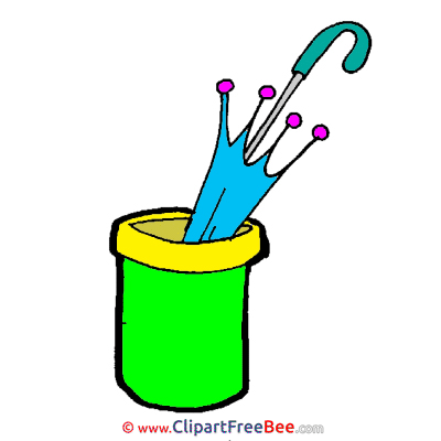 Drawing Umbrella in Pot download printable Illustrations Drawing Umbrella in Pot download printable Illustrations