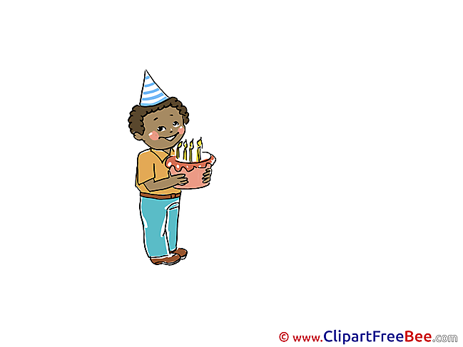 Cake Boy Candles download Clipart Party Cliparts