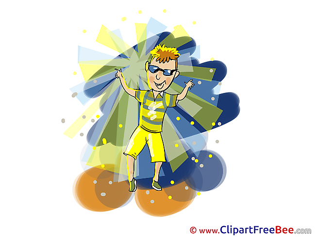 Cool Boy Dancer Clipart Party free Images