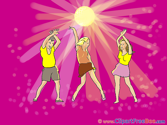 Dancers Disco Pics Party free Cliparts