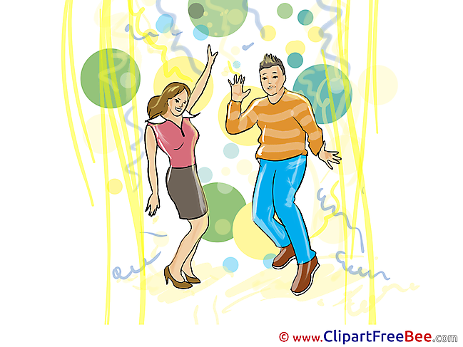 Happy Birthday Dancers Clipart Party free Images