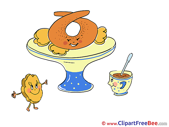 Pretzel Tea free Illustration Party