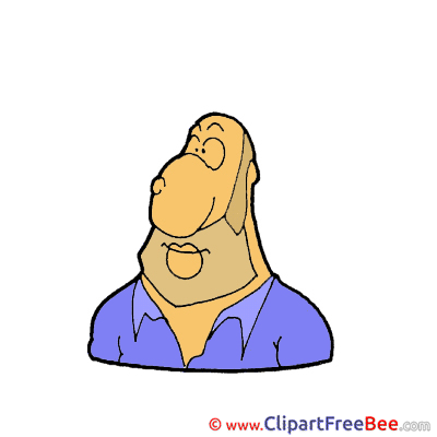 Beard Man printable Illustrations for free Beard Man printable Illustrations for free