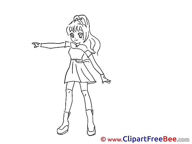 Girl Anime Images download free Cliparts