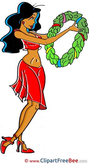 Wreath Girl Pics download Illustration Wreath Girl Pics download Illustration