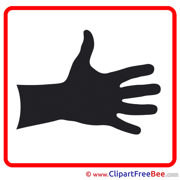 Hand Palm free Cliparts Pictogrammes