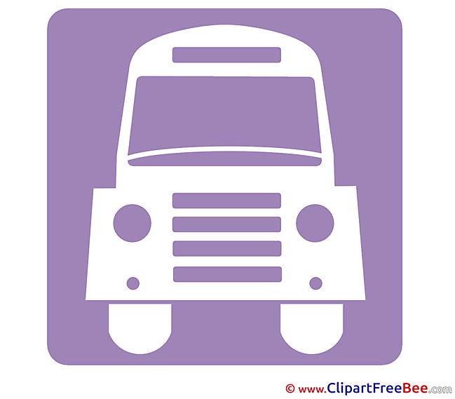 School Bus Cliparts Pictogrammes for free