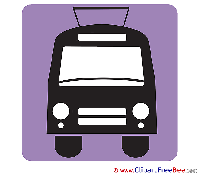 Trolleybus Clip Art download Pictogrammes