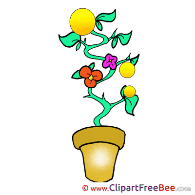 Pot Flower free Cliparts for download