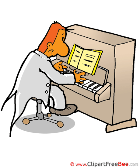 Pianist free Illustration download