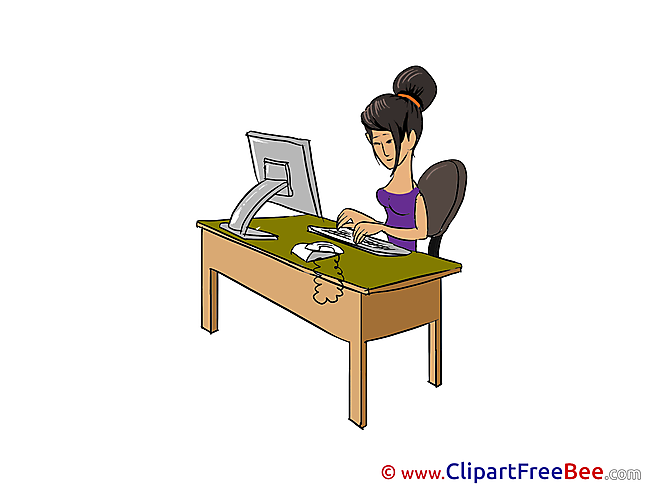 Secretary Clipart free Illustrations