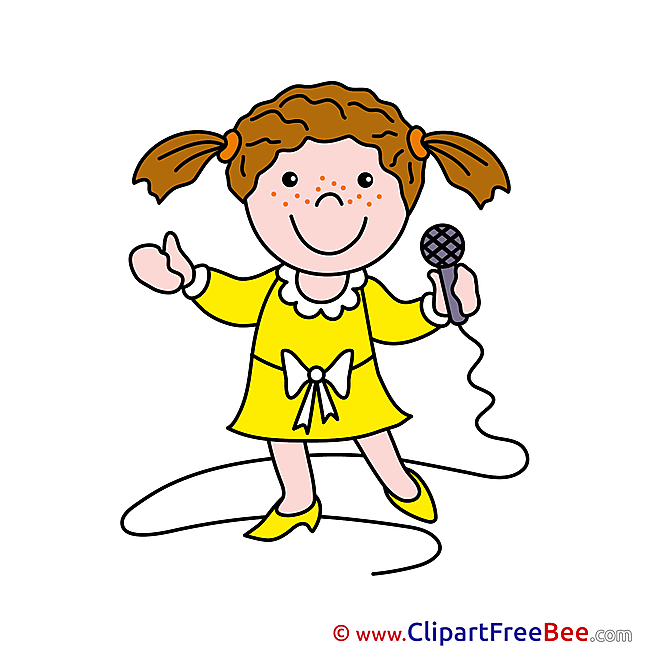 Singer Microphone Clipart free Image download