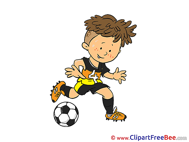 Boy free Illustration Football