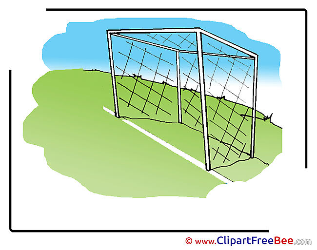Cliparts Goal Football for free