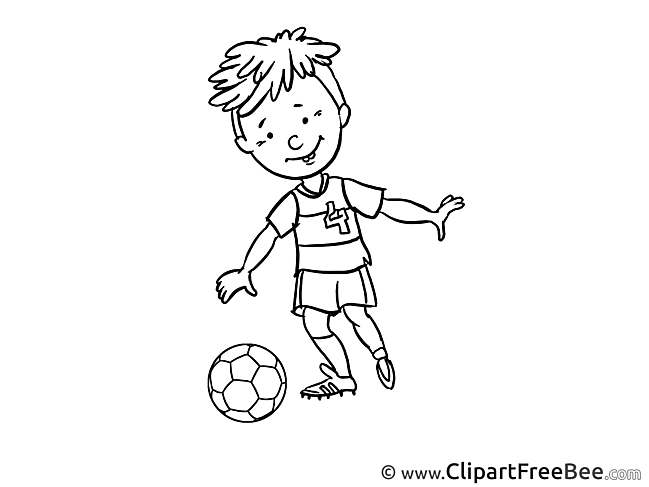 Coloring Player download Clipart Football Cliparts