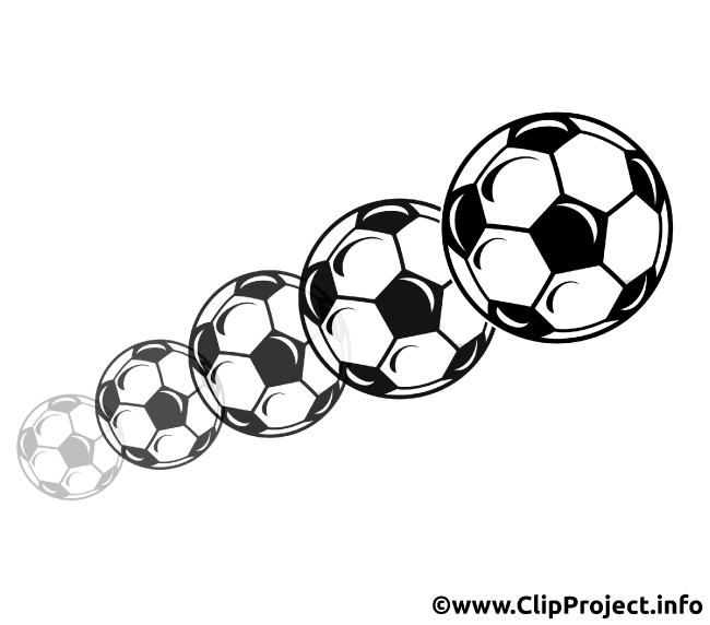 Flying Footballs Clipart