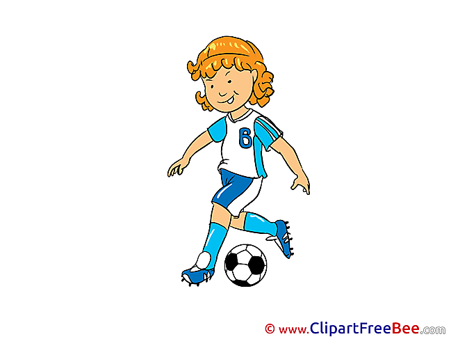 Footballer Cliparts Footbal for free
