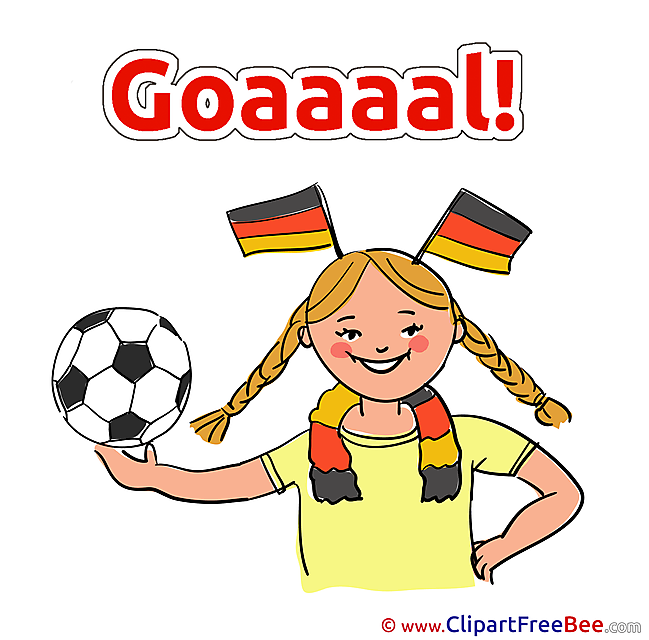 Girl Germany Clip Art download Football