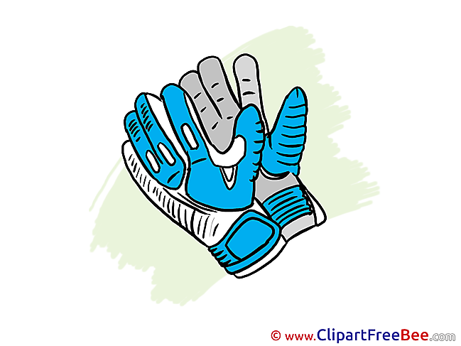 Gloves Clipart Football Illustrations