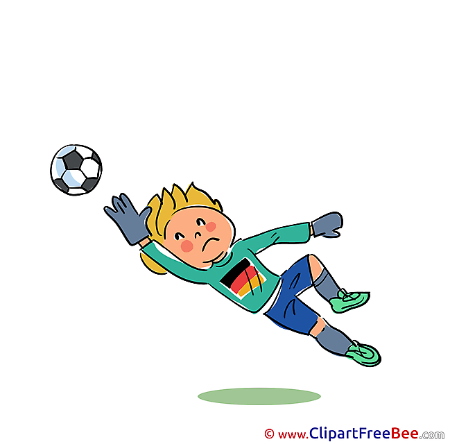 Goalkeeper Football Clip Art for free