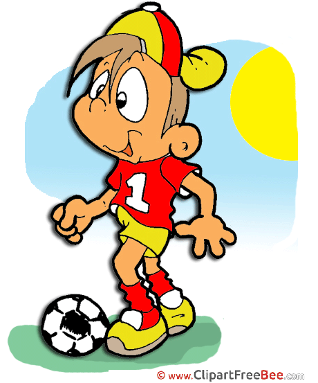 Pics Football Illustration Boy