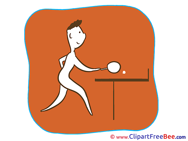 Table Tennis Sport download Illustration