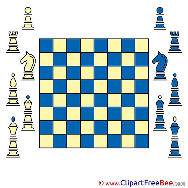 Board Chess printable Illustrations Sport