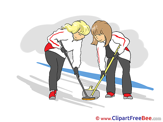 Curling Clipart Sport Illustrations