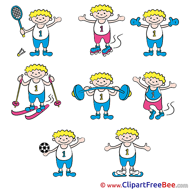 Disciplines Clip Art download Sport