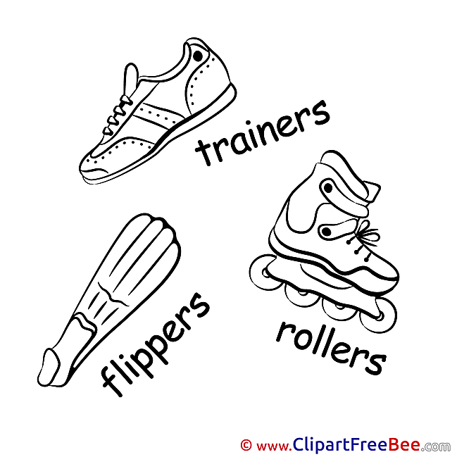 Flippers Trainers Clip Art download Sport