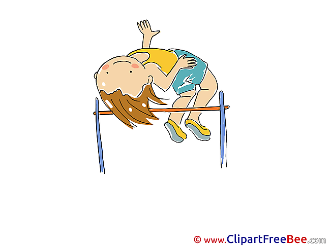 High Jump free Cliparts Sport