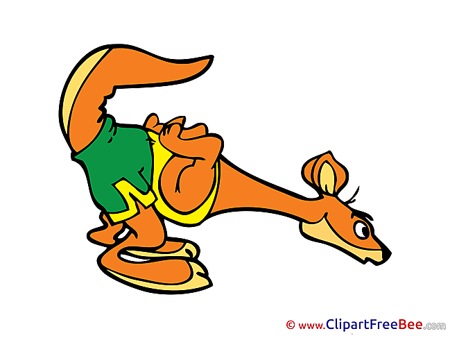 Kangaroo printable Sport Images