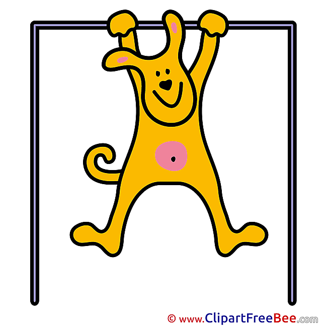 Pullups Sport Clip Art for free