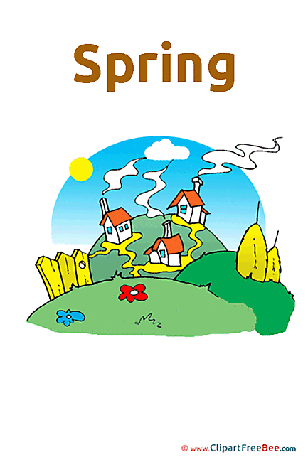 Village Spring free Cliparts for download