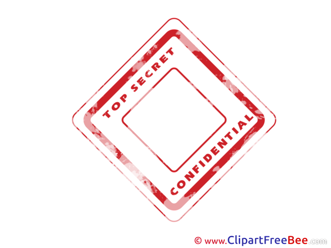 Confidential Clip Art download Stamp