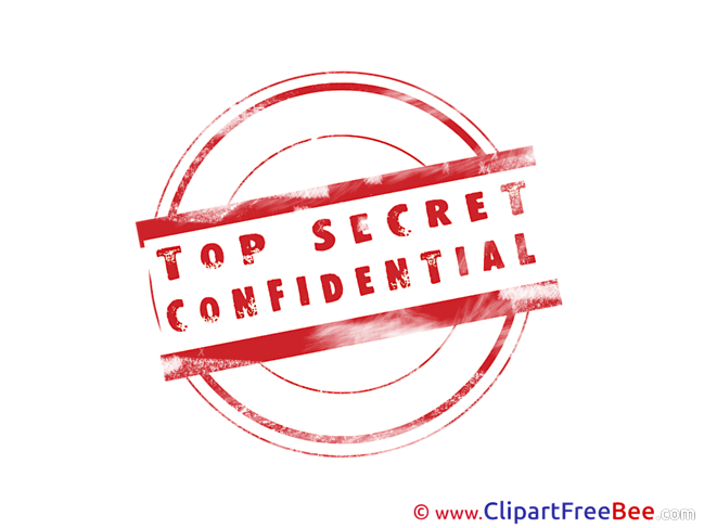 Free Illustration Confidential Stamp