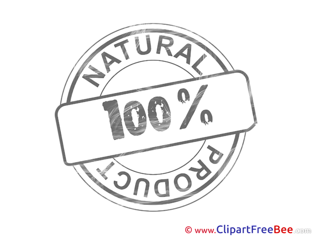 Natural Clipart Stamp Illustrations