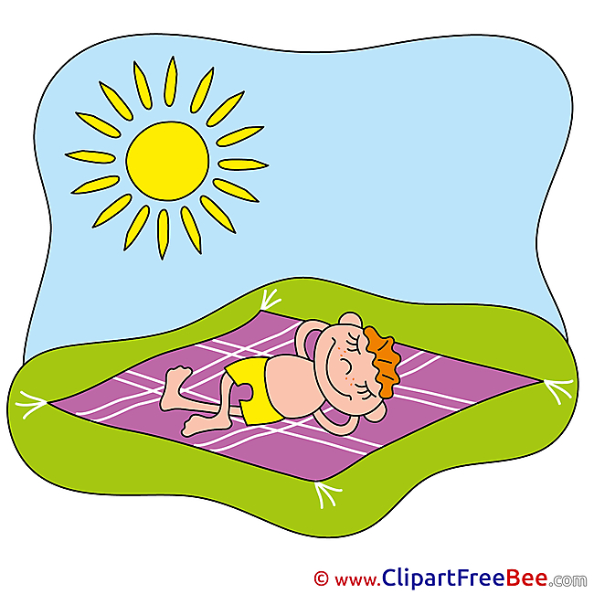 Sunbathe download Clipart Summer Cliparts