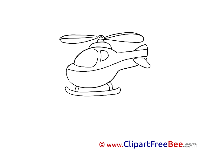 Coloring Helicopter free printable Cliparts and Images