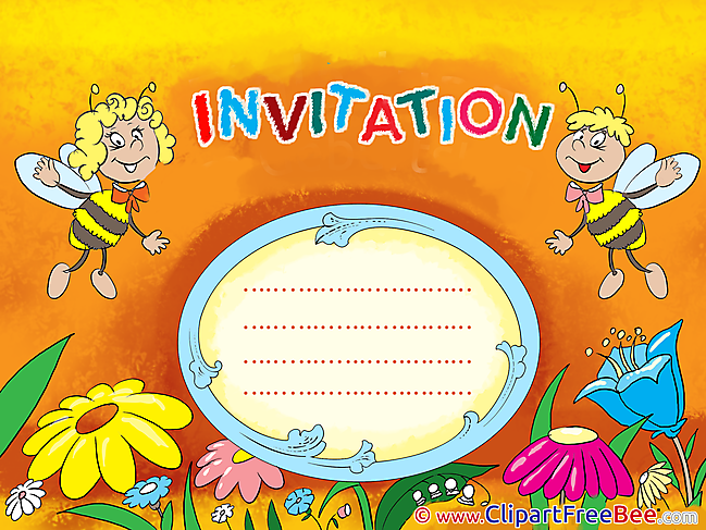 Bees Greeting Cards Invitations