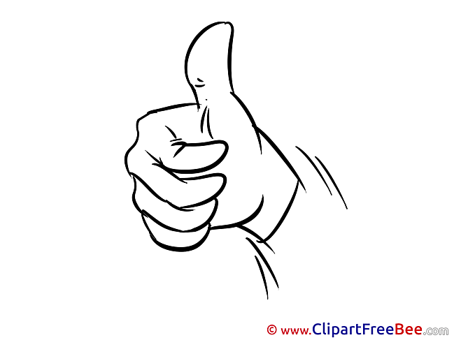 Hand Clipart Thumbs up Illustrations