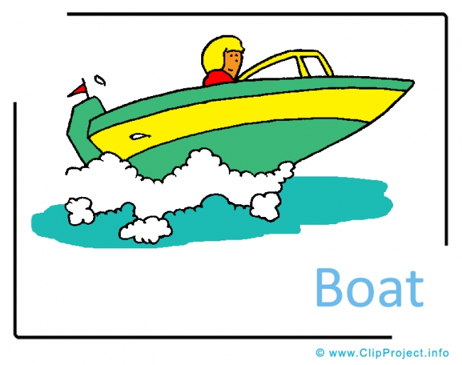 Speedboat Clipart Picture free - Transportation Pictures free