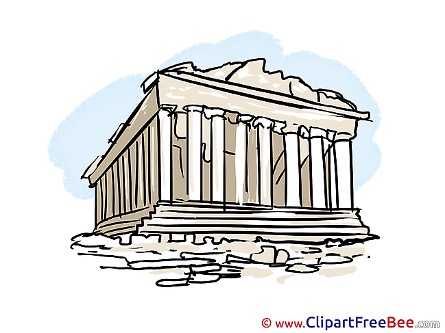 Acropolis Greece Clip Art download for free