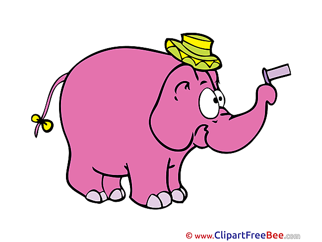 Elephant Pink printable Images for download