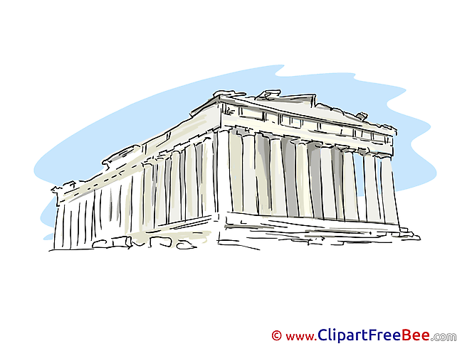 Greece Temple Pics download Illustration