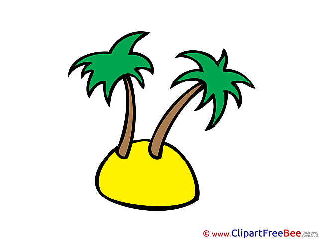 Island Sand Clipart free Illustrations