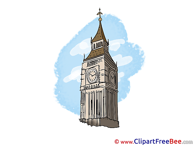 London Big Ben Cliparts printable for free