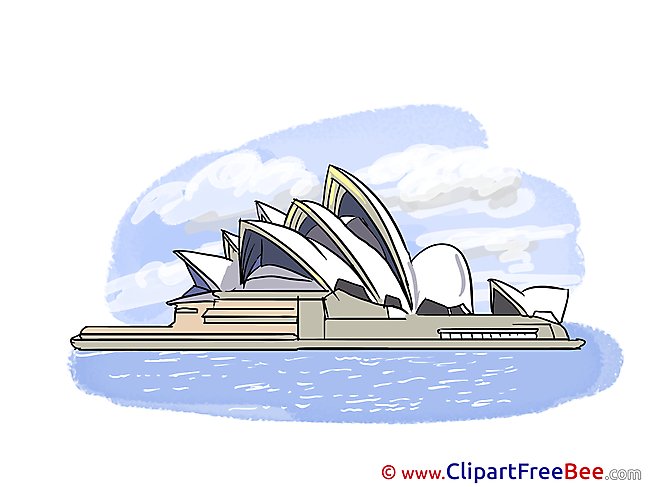 Opera Sydney Clipart free Illustrations