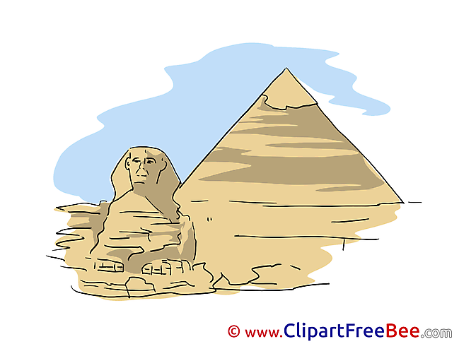 Pyramid Sphinx Clipart free Illustrations