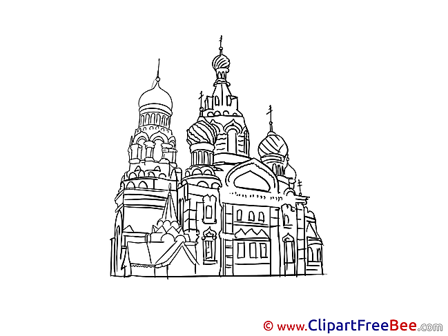 St. Basil's Cathedral Moscow Pics download Illustration